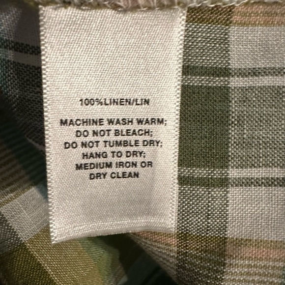 Lafayette 148 New York Sabira Linen button down shirt Size XL - Picture 9 of 10